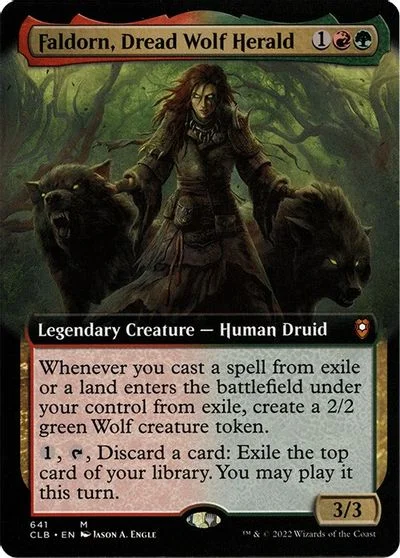 Faldorn, Dread Wolf Herald [Extended Art] #641