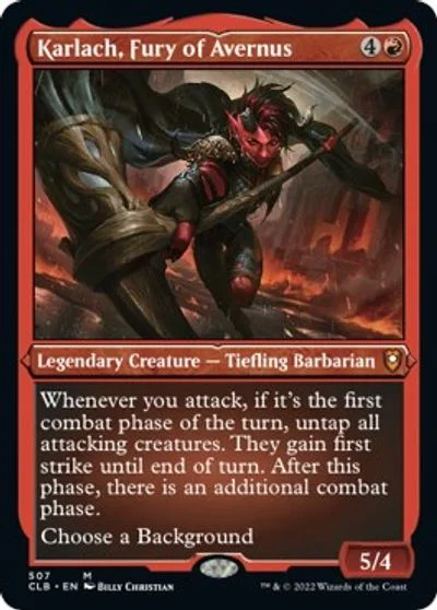Karlach, Fury of Avernus [Foil Etched] #507