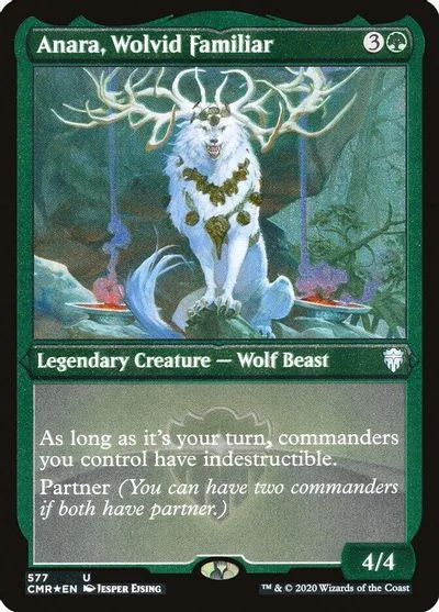 Anara, Wolvid Familiar [Foil Etched] #577