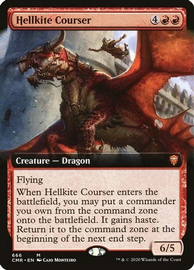 Hellkite Courser [Extended Art] #666