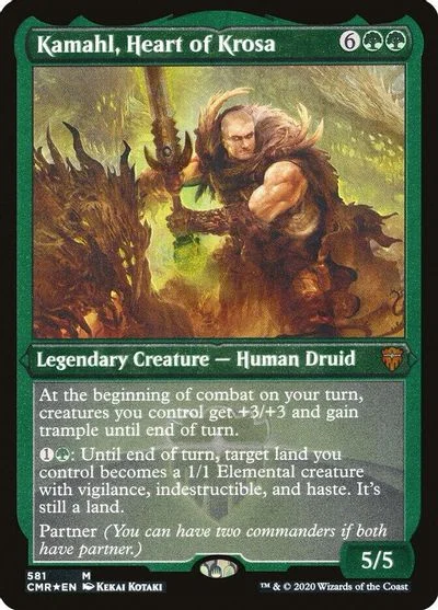 Kamahl, Heart of Krosa [Foil Etched] #581