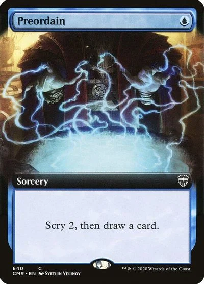 Preordain [Extended Art Foil] #640