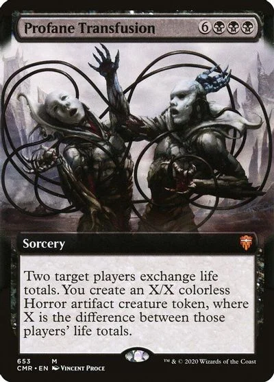 Profane Transfusion [Extended Art Foil] #653