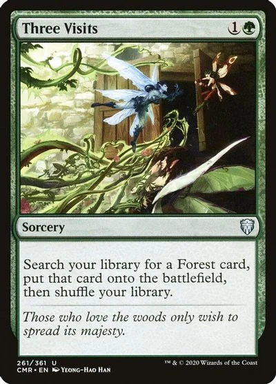 Three Visits [Foil] #261