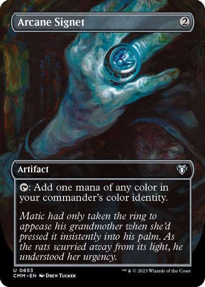 Arcane Signet [Borderless Foil] #653
