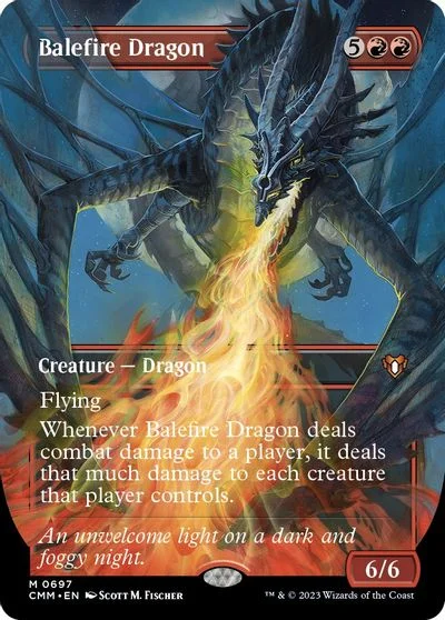 Balefire Dragon [Borderless Foil] #697