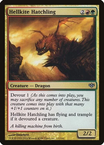 Hellkite Hatchling [Foil] #111