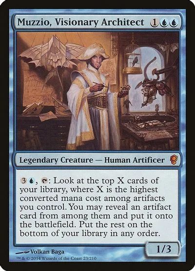 Muzzio, Visionary Architect [Foil] #23