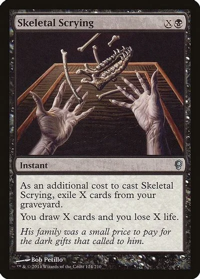 Skeletal Scrying [Foil] #124