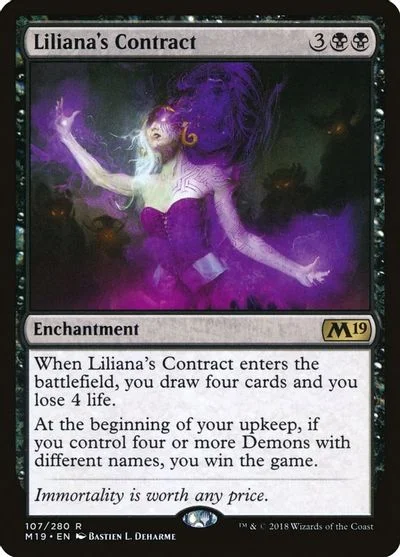 Liliana's Contract [Foil] #107