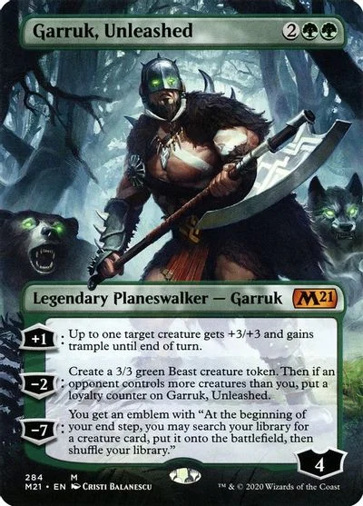 Garruk, Unleashed [Extended Art Foil]