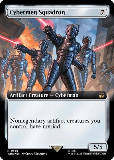 Cybermen Squadron [Extended Art] #457
