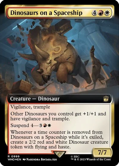 Dinosaurs on a Spaceship [Extended Art] #408