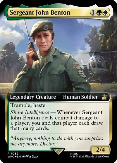 Sergeant John Benton [Foil] #1032