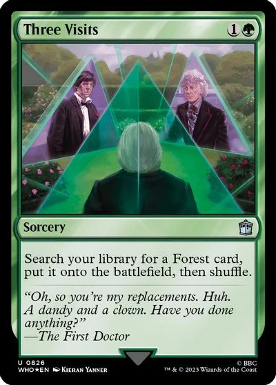 Three Visits [Foil] #826