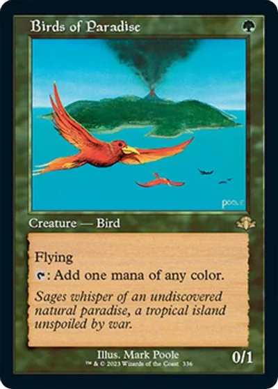 Birds Of Paradise [Retro Foil] #336