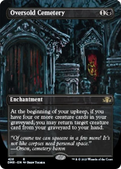 Oversold Cemetery [Borderless Foil] #428