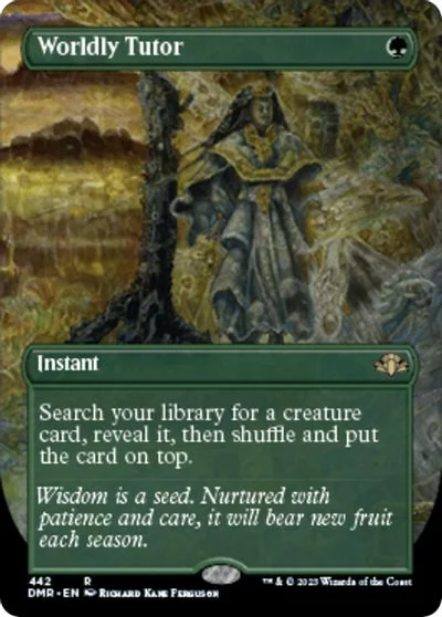 Worldly Tutor [Borderless] #442