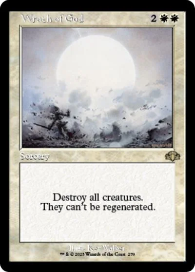 Wrath of God [Retro Foil] #279