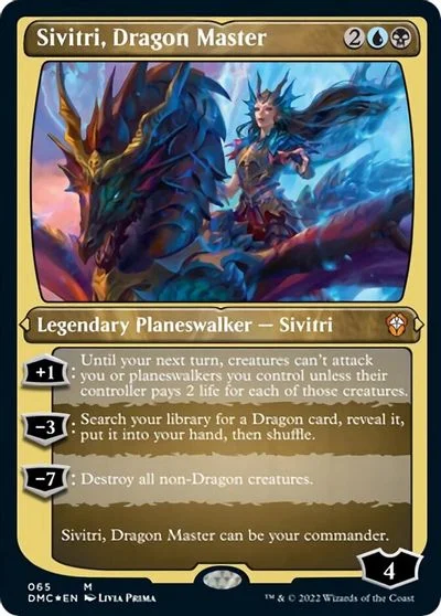 Sivitri, Dragon Master [Etched Foil] #65