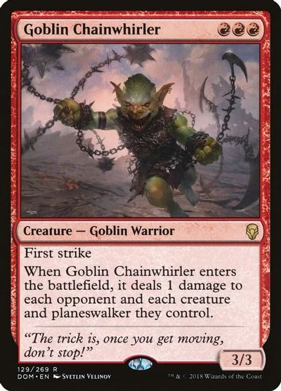 Goblin Chainwhirler [Foil] #129