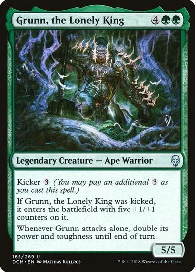 Grunn, the Lonely King [Foil] #165