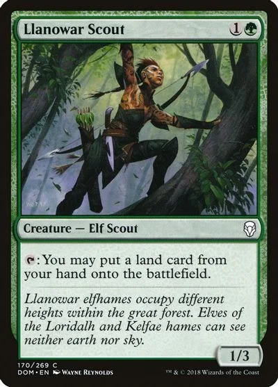Llanowar Scout [Foil]