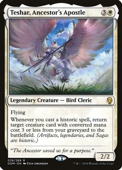 Teshar, Ancestor's Apostle [Foil]