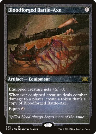Bloodforged Battle-Axe [Foil Etched]