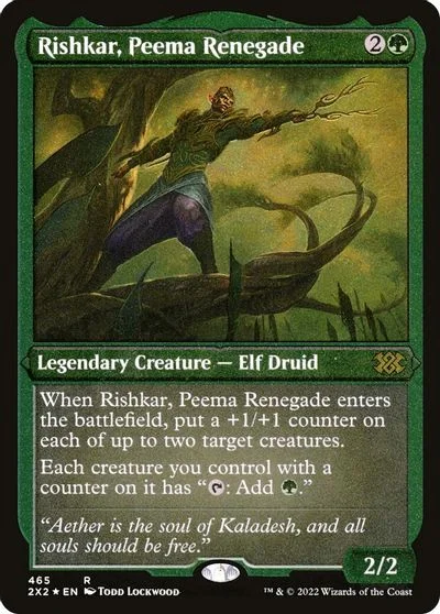 Rishkar, Peema Renegade [Foil Etched]
