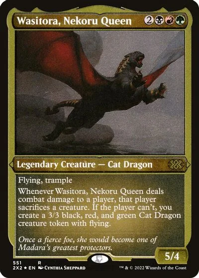 Wasitora, Nekoru Queen [Foil Etched]