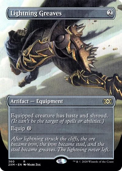 Lightning Greaves [Extended Art Foil] #360