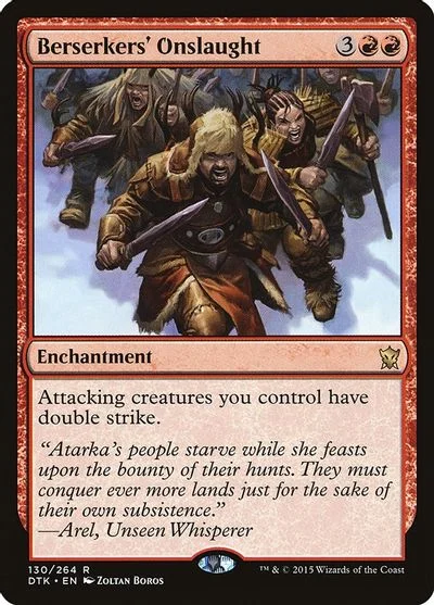 Berserkers' Onslaught [Foil]