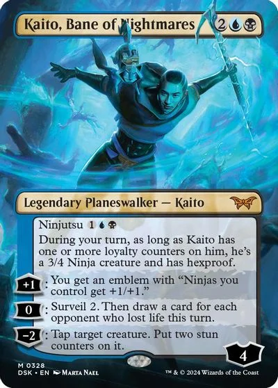 Kaito, Bane Of Nightmares [Borderless Foil] #328
