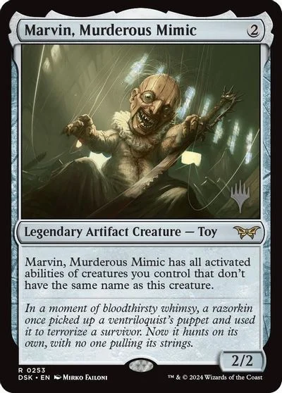 Marvin, Murderous Mimic [Planeswalker Stamp] #253