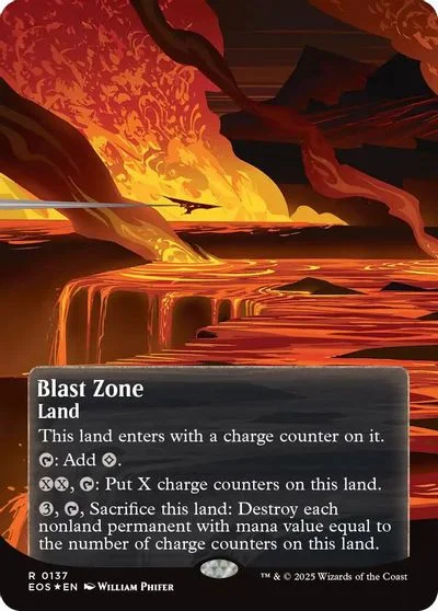 Blast Zone [Galaxy Foil Borderless Poster] #137