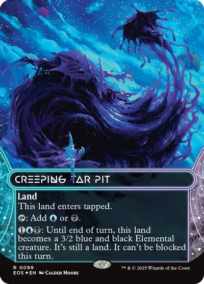 Creeping Tar Pit [Galaxy Foil Borderless] #99