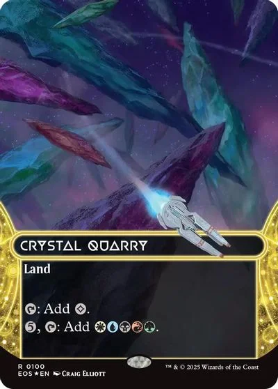 Crystal Quarry [Galaxy Foil Borderless] #100