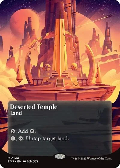 Deserted Temple [Galaxy Foil Borderless Poster] #146