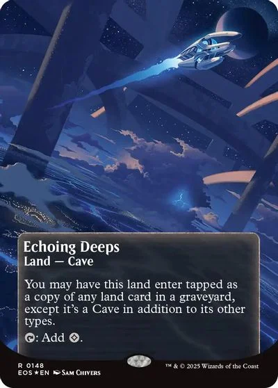 Echoing Deeps [Galaxy Foil Borderless Poster] #148