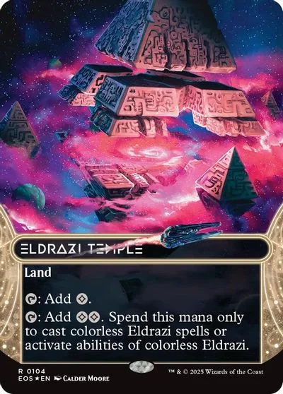 Eldrazi Temple [Galaxy Foil Borderless] #104
