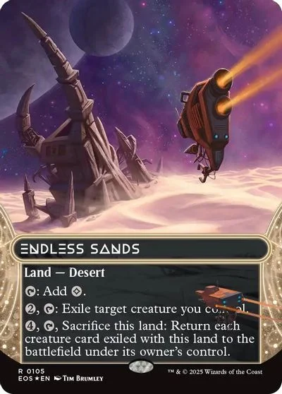 Endless Sands [Galaxy Foil Borderless] #105