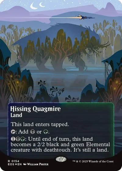 Hissing Quagmire [Galaxy Foil Borderless Poster] #154