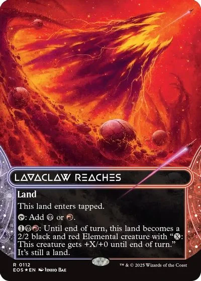 Lavaclaw Reaches [Galaxy Foil Borderless] #112