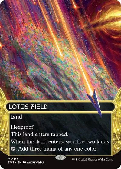 Lotus Field [Galaxy Foil Borderless] #113