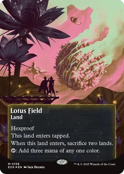 Lotus Field [Galaxy Foil Borderless Poster] #158