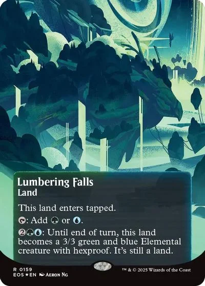Lumbering Falls [Galaxy Foil Borderless Poster] #159