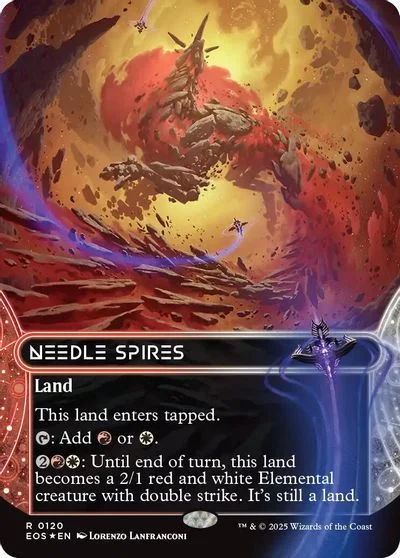 Needle Spires [Galaxy Foil Borderless] #120