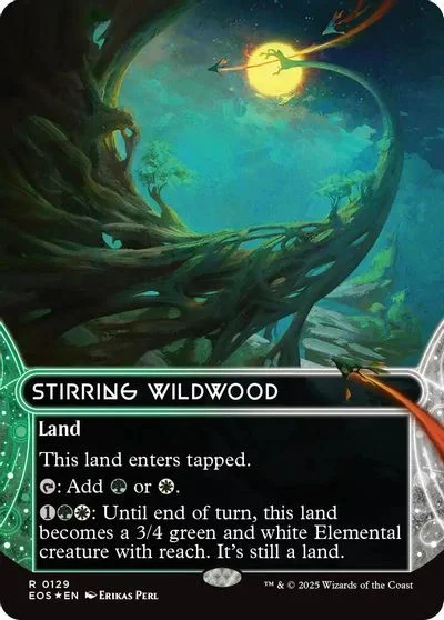 Stirring Wildwood [Galaxy Foil Borderless] #129