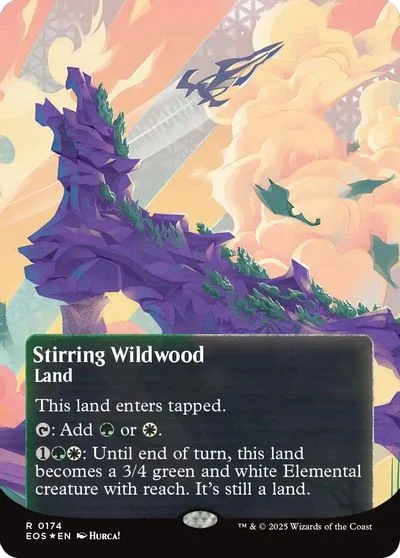 Stirring Wildwood [Galaxy Foil Borderless Poster] #174